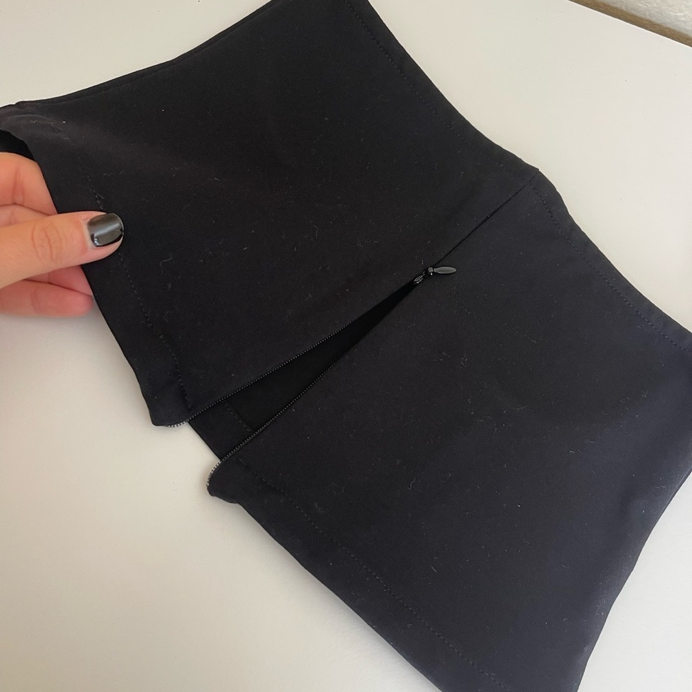 NEW Black corset with the zipper on the back - Picture 3 of 4